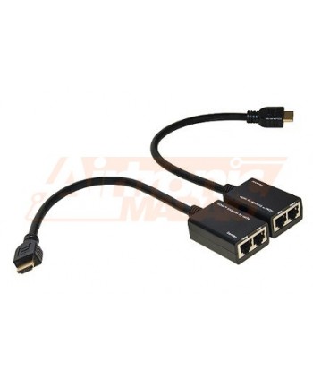Ripetitore HDMI tramite cavi Cat.5E/6 30mt. - 1