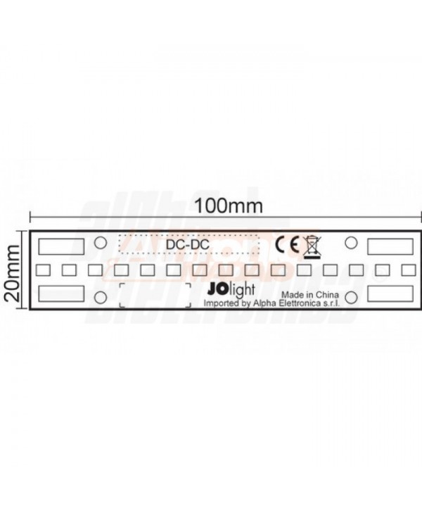 Modulo 10 Led modulo led lineare 10x2cm 2,8w 10-10v
