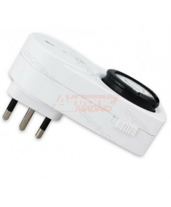 Timer Meccanico 24 Ore Schelinger 230V Su Barra DIN Per Illuminazione, Commutatore